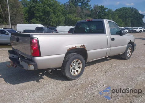 2006 Chevrolet Silverado 1500 Work Truck из США, поврежденный, VIN 3GCEC14X76G247336
